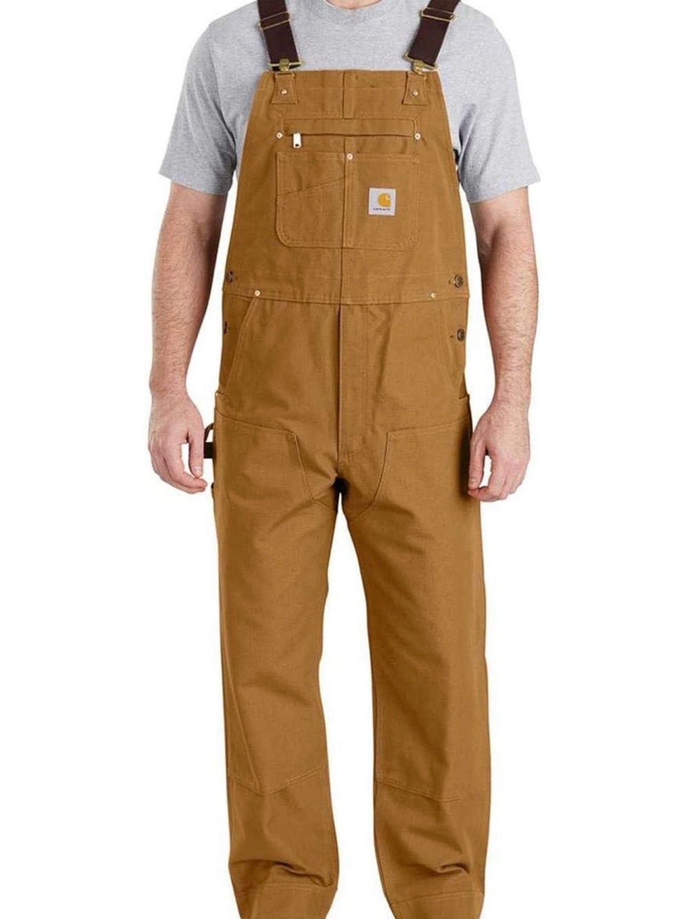 NWT Men’s Carhartt Iconic R01 Duck Bib Overalls
